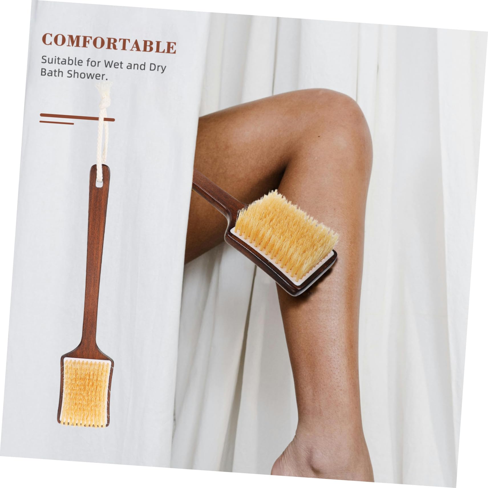 Didiseaon 3 Cepillos De Baño De Pelo De Cepillo De Espalda Para Ducha Para Mujeres Cepillo De Ducha Con Mango Largo Para Hombres Cepillo De Cepillo De Ducha Cepillo De