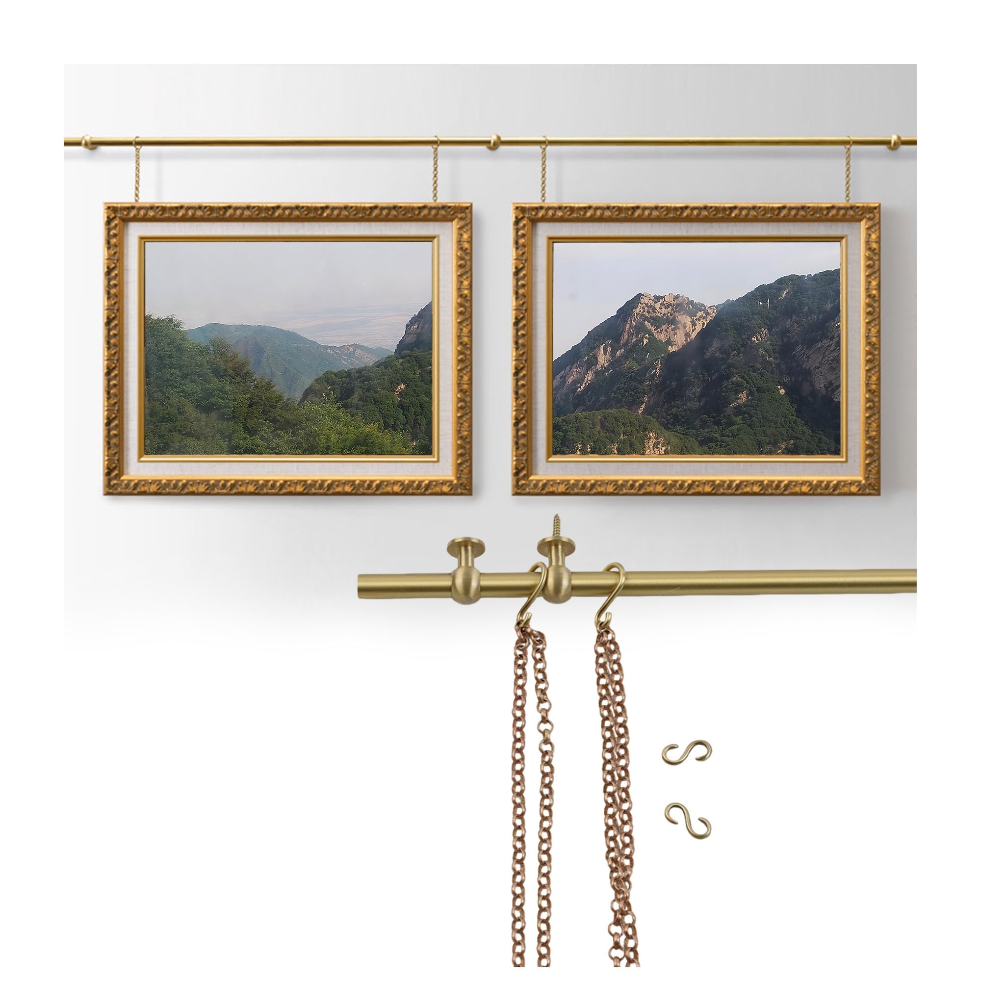 Système d'accrochage pour cimaises et tringle de tableaux