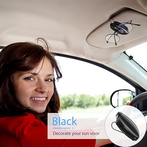 Miniatura 7 de Frienda 5 piezas de clip para visera solar de vehículo, soporte para lentes de sol para montaje de gafas, clip para tarjeta de boleto, soporte para