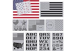 American Flag Stars Stencil Kit