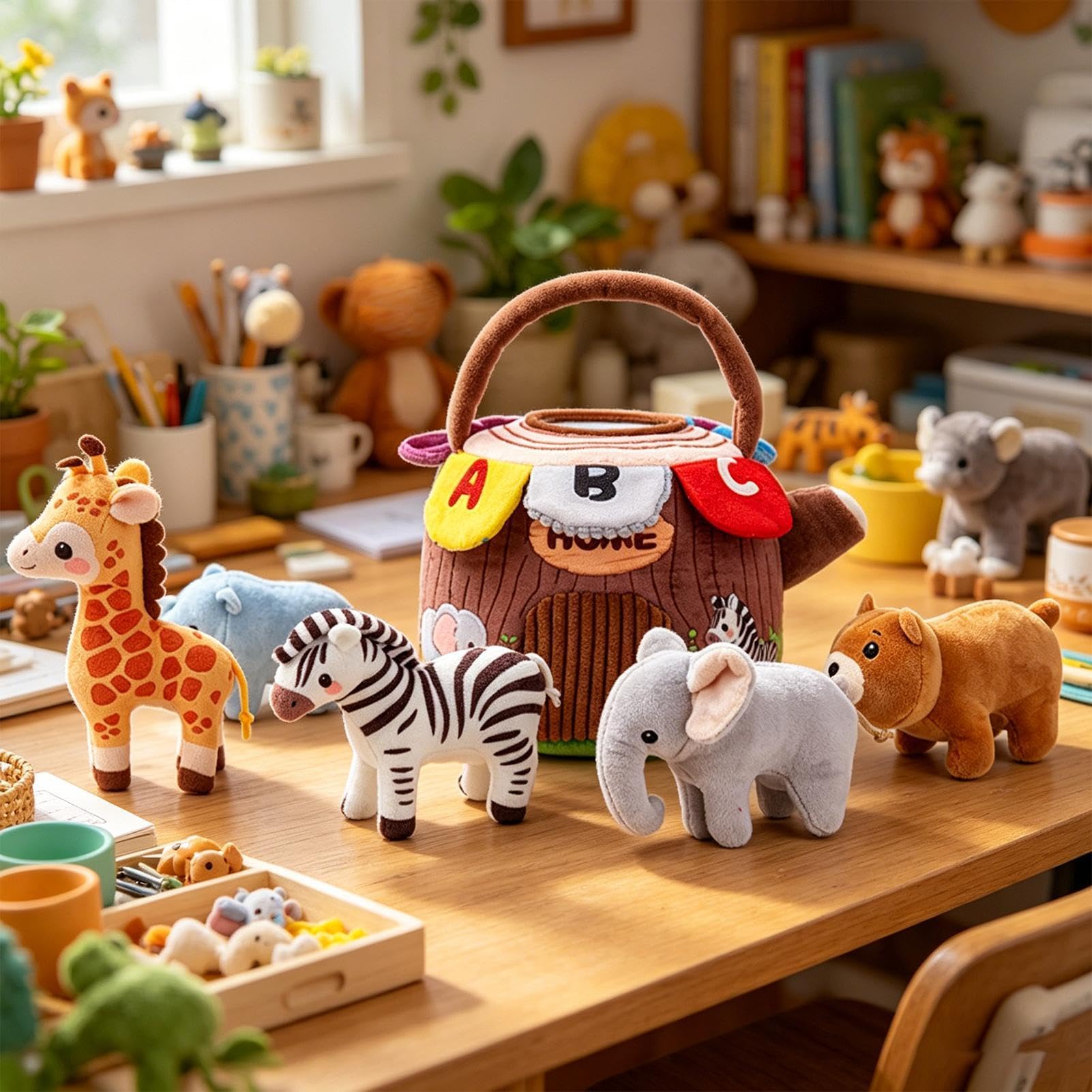 Juguetes de Granja y Animales Figurina Sensorial Establo Interactivo | Figuras Musicales Animales con Sonido Para niños hogar dormitorio preescolar kindergarten guardería aula