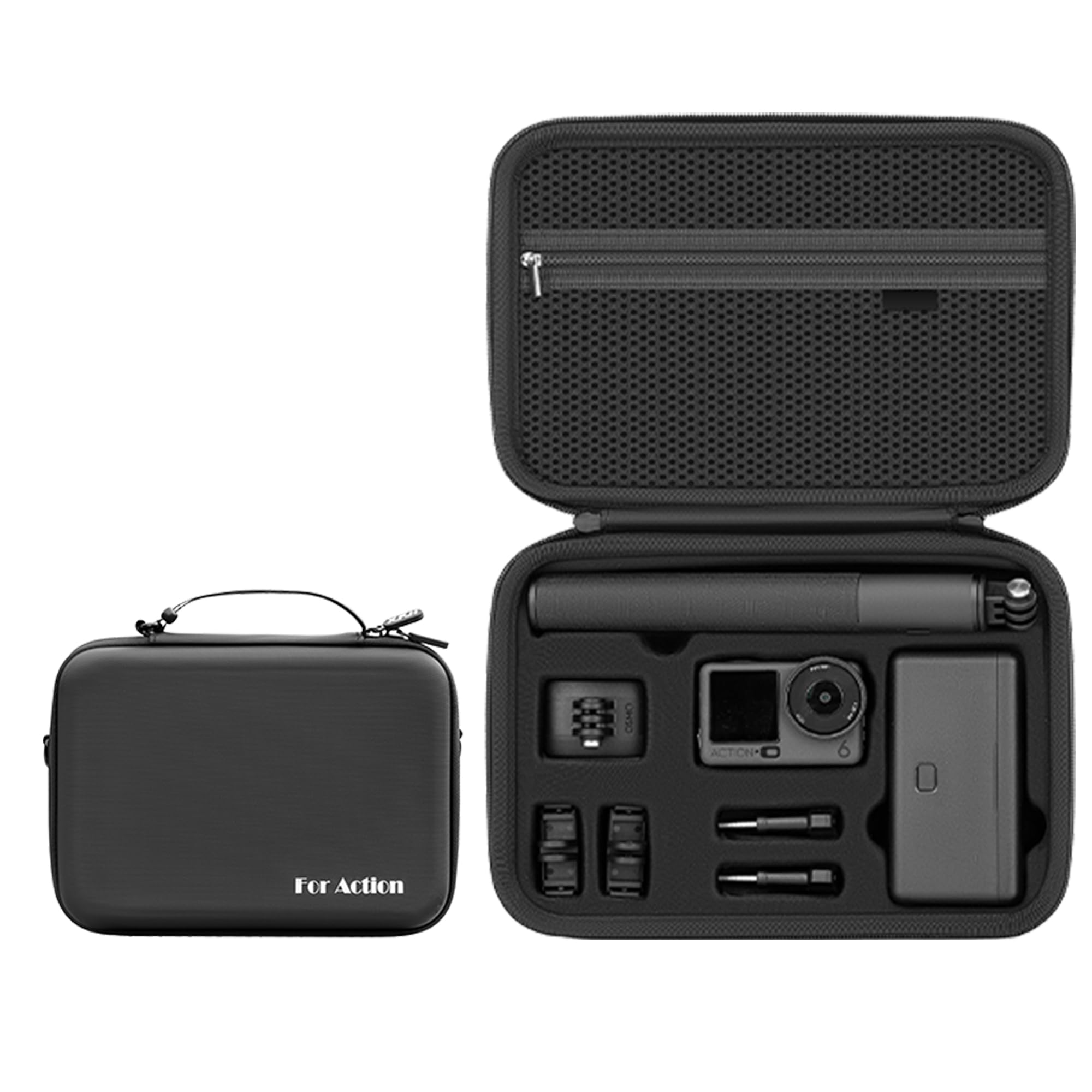 For Osmo Action 6 Carrying Storage Case for DJI Osmo Action 6, Surface Waterproof Travel Portable Hard Shell Bag Compatible With DJI Osmo Action 6 Adventure Combo Outdoor Travel Accessories kit-picture-21
