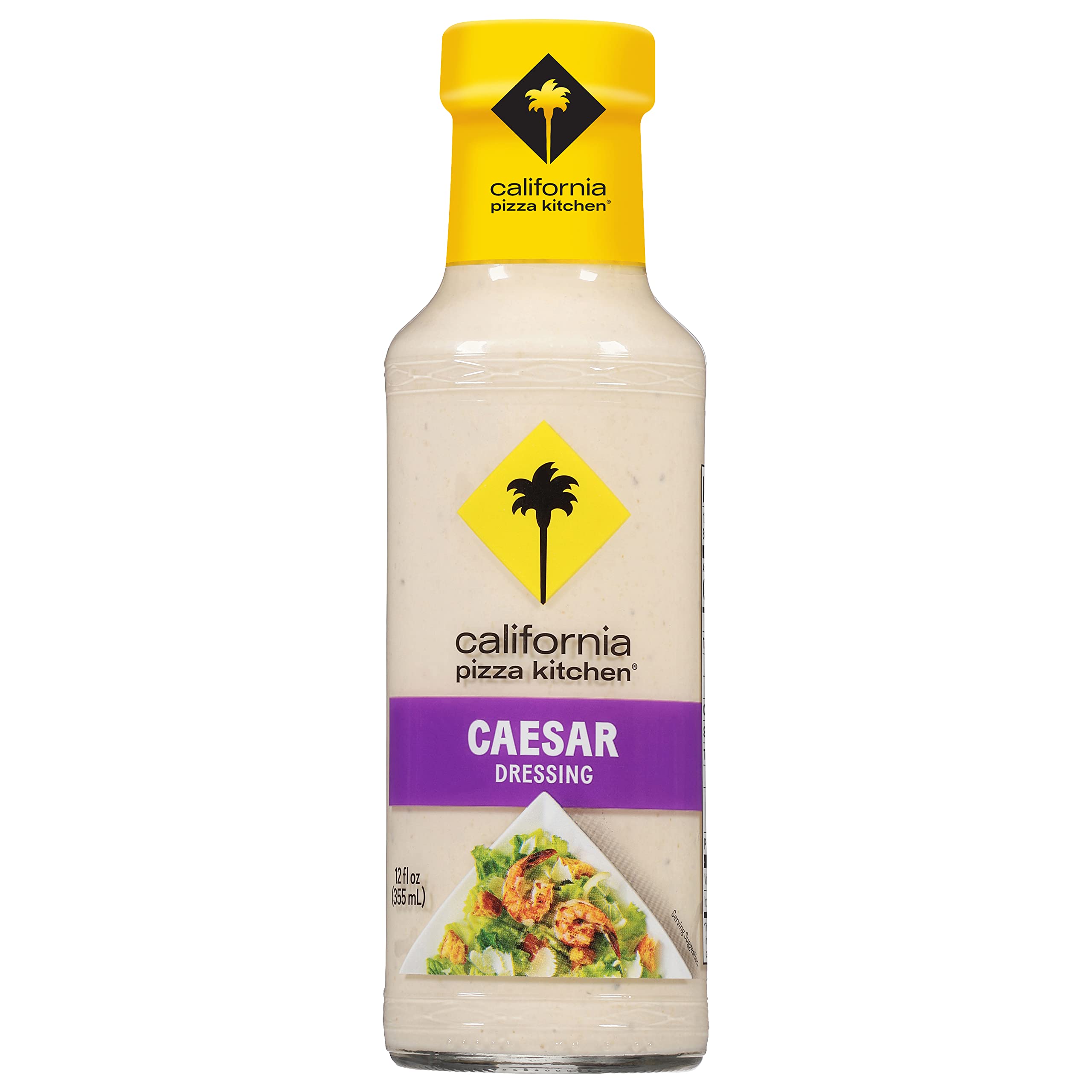 California Pizza Kitchen Caesar Dressing - Creamy Caesar Salad Dressings, Restaurant-Like Caesar Dressings, Fresh and Creative Flavors Collide, Made with Romano and Parmesan Cheese - 12 Fl Oz