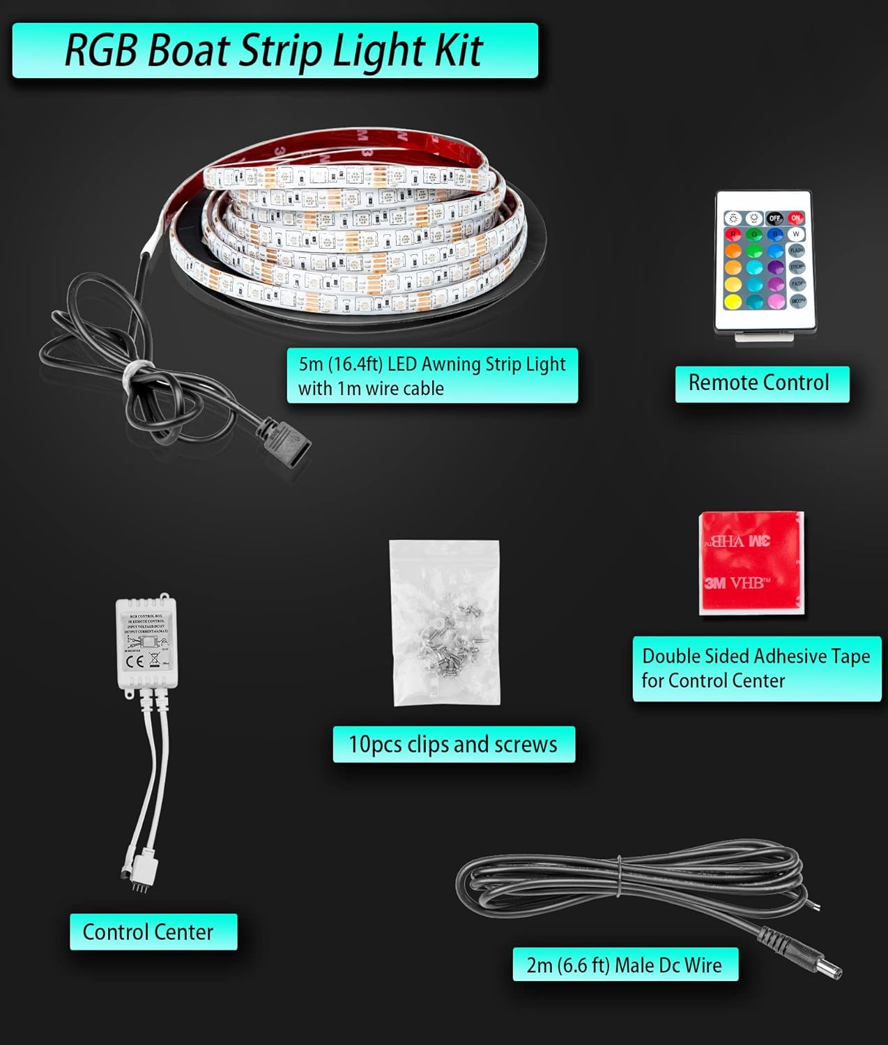 Buy Shangyuan Boat Strip Lights, Marine led Strip Lights, Pontoon Boat