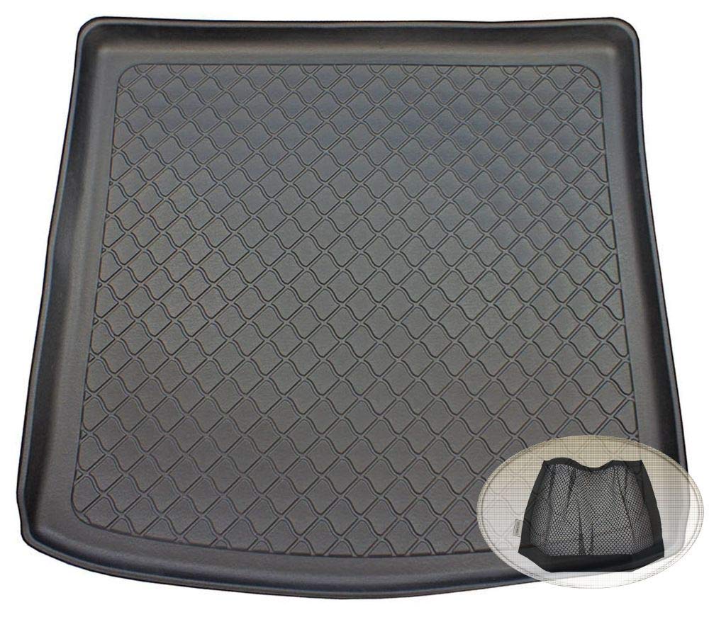 Z3110201 Gummierte Kofferraumwanne fahrzeugspezifisch + Klett-Organizer (Laderaumwanne, Kofferraummatte)