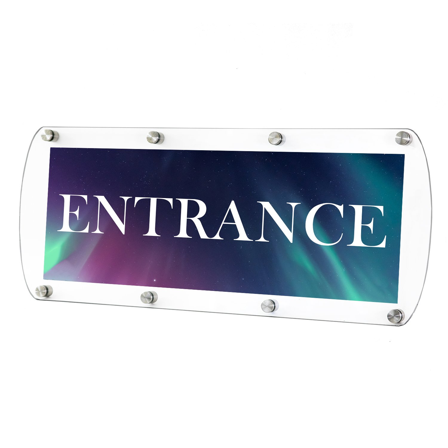 Source One Deluxe - Soportes para letreros de acrílico transparente, 1 cartel, 2 letreros y 3 carteles disponibles (3 carteles, 1 paquete)