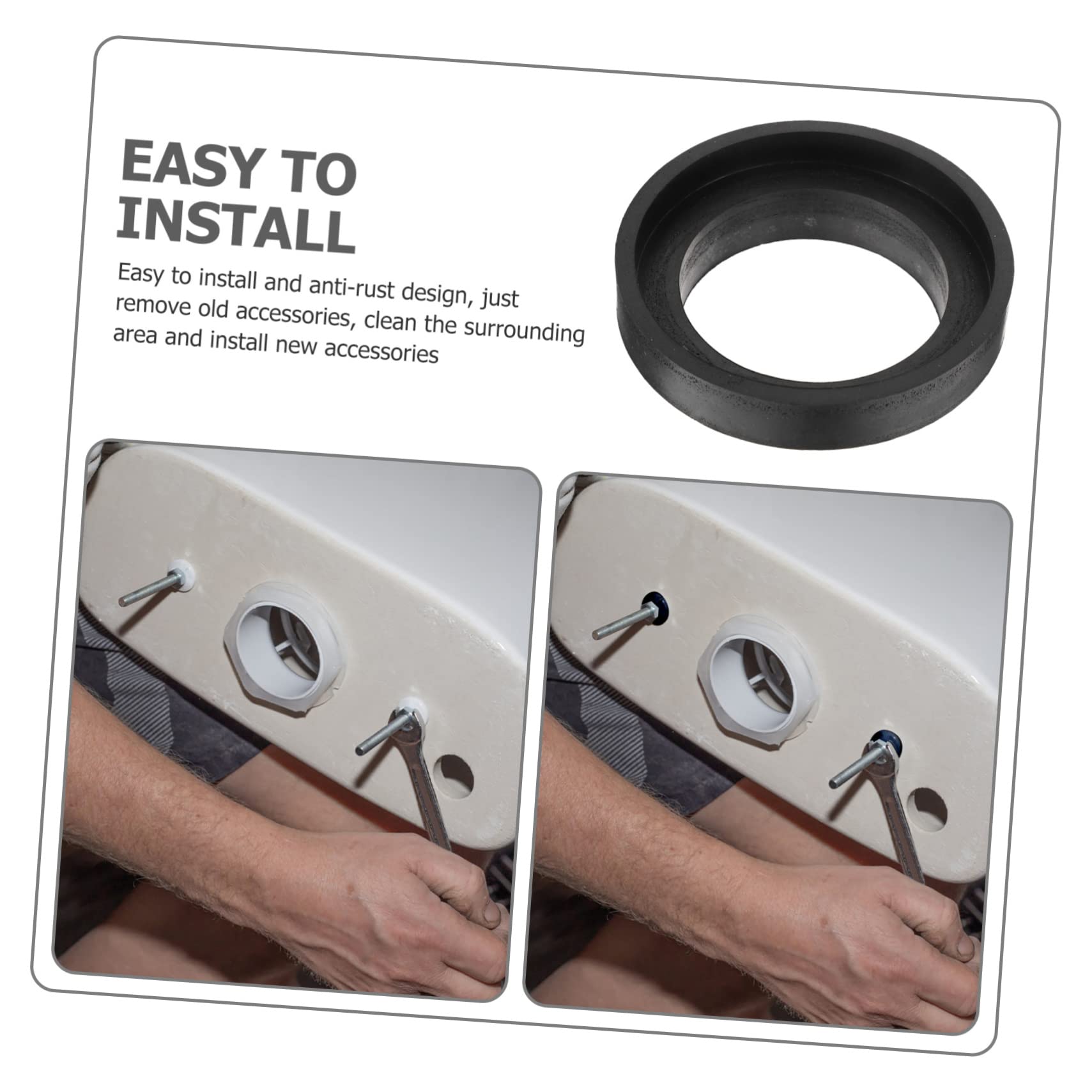 SHINEOFI 3 Set Guarnizioni per Kit Riparazione per Cisterni e Facile e Sicuro Accessori per Wc e Resistente Al