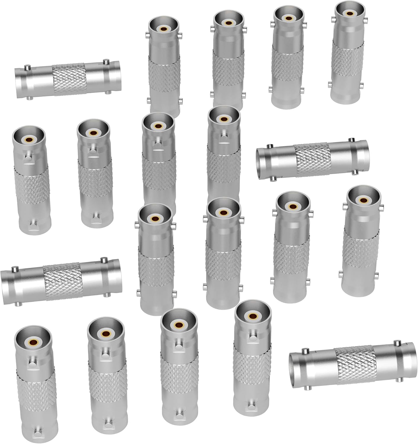 Adaptador BNC Hembra a Hembra Elecan (20 unidades) para CCTV