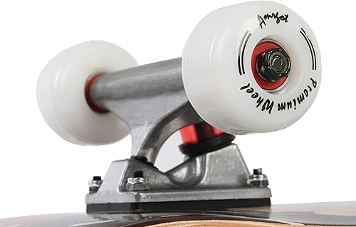 Miniatura 4 de Patinetas para principiantes, 31 x 8 pulgadas Patinetas completas para niños, niñas y adultos, 7 capas de madera de arce, tabla cóncava de doble