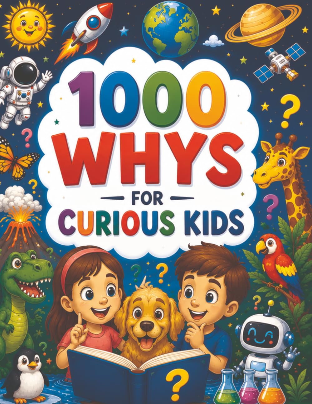 The Book of Why: 1,000 Big Questions About the World Answered for Curious Kids: The Ultimate Book of Why: 1,000 Amazing Questions and Answers for Curious Kids