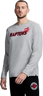 X NBA Officially Licensed Men's Graphic Long Sleeve Lightweight Crew Neck Cotton Team T-Shirt