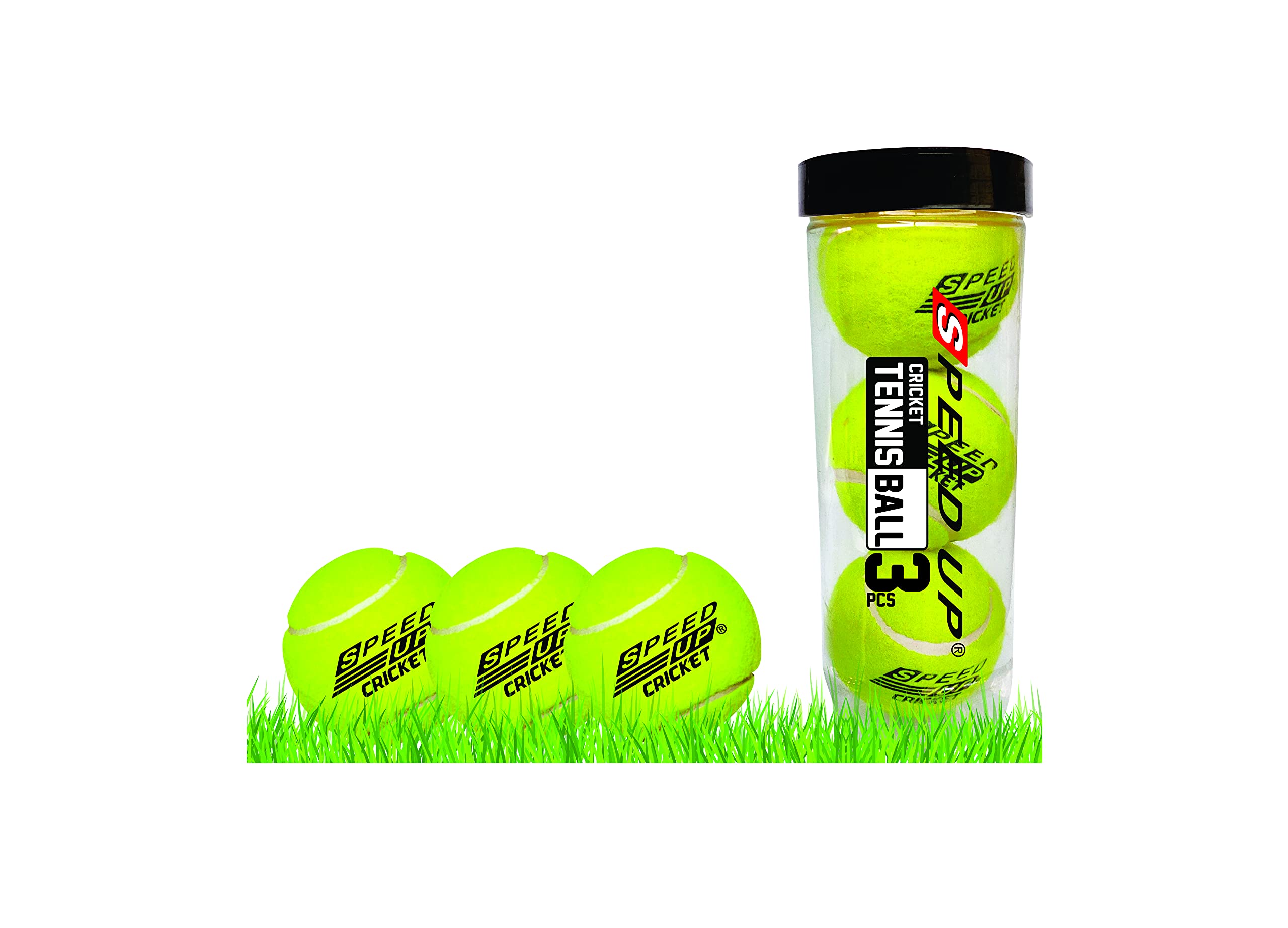 Speed Up Cricket Tennis Ball – Lightweight Pack of 3 | Soft Tennis