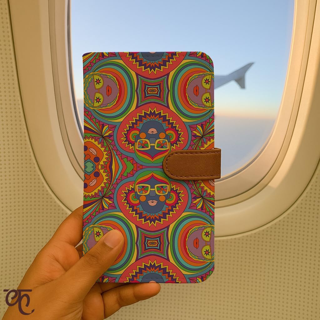 Wallet for Women, Stylish Printed Bi-Fold Long Wallet & Ladies Purse Handbag, Clutch for Daily Use, Party People