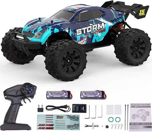 Miniatura 1 de 114 RTR - Autos RC rápidos sin escobillas para adultos, Max 50 mph Hobby Electric Off-Road Monster Truck, auto a control remoto de alta velocidad