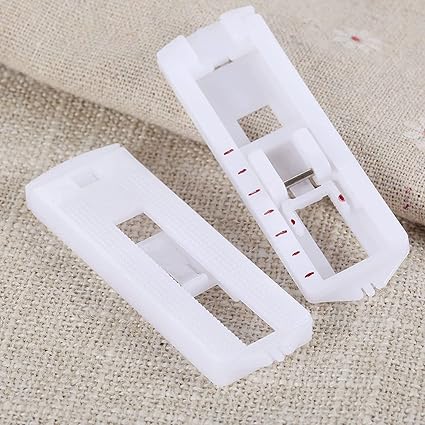 Jasol Sewing Machine Presser Foot Buttonhole for Janome Usha Singer Brother All Types of Sliding Button Hole Foot Snap-On Type for Automatic Sewing Machine, Pack, 1
