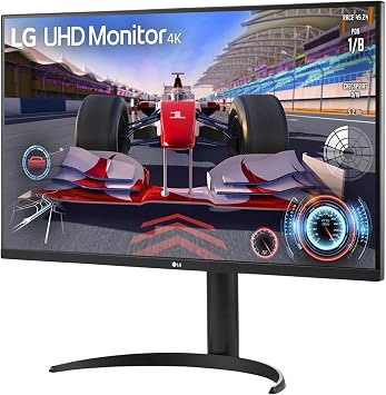 LG Electronics 32UR550-B.AEU UHD 4 K Va-Monitor 32 (80 cm) 3840 x 2160 16:9 4 ms GtG 60 Hz PCI-P3 HDR10 Super Resolution+ AMD FreeSync™ Ergonomic One-Click Stand - Black [Energy Class F]