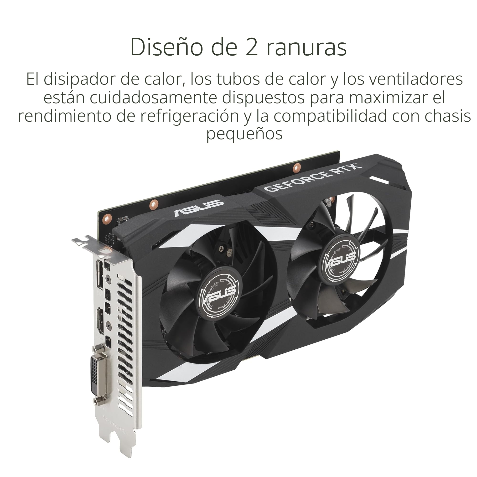 ASUS GeForce RTX 3050 LP BRK OC Edition 6GB GDDR6 (Resistencia al