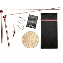 Spirit Hunter 99.9% Copper Dowsing Rods Kit, 2PCS Copper Divining Rods Set