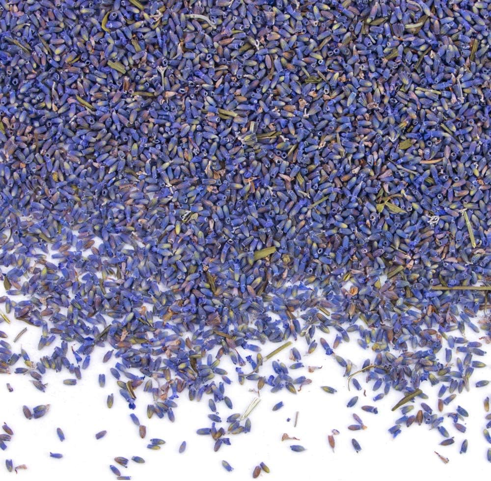 Hslife 250g 5A Level Dried Lavender Flower Buds Organic Lavender Flowers，Natural Fragrance Dried Lavender Flower for Tea, Soap Making, Baking, Baths