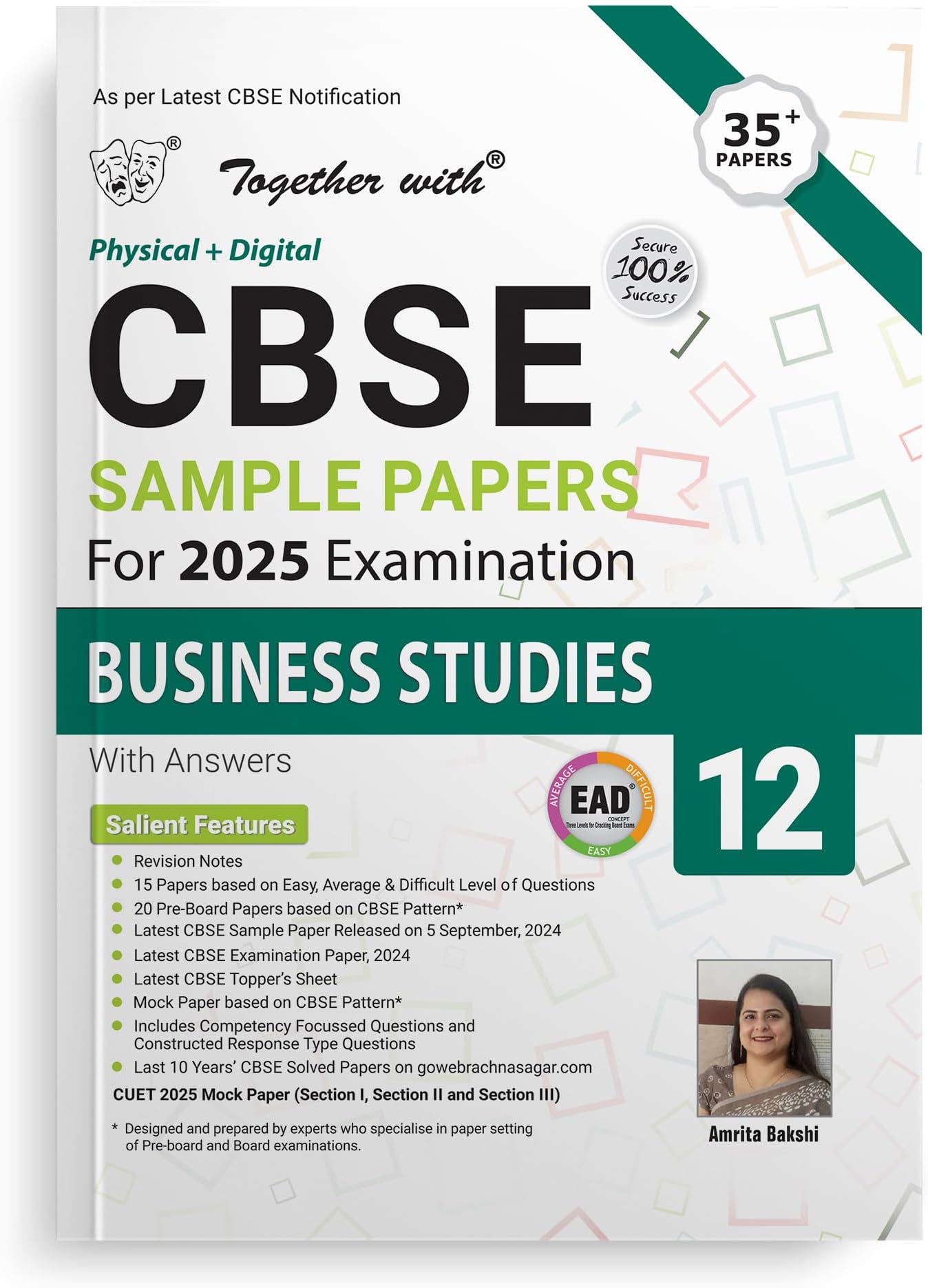 Together with CBSE EAD Sample Paper Class 12 Business Studies (Physical + Digital) for Board Exam 2025