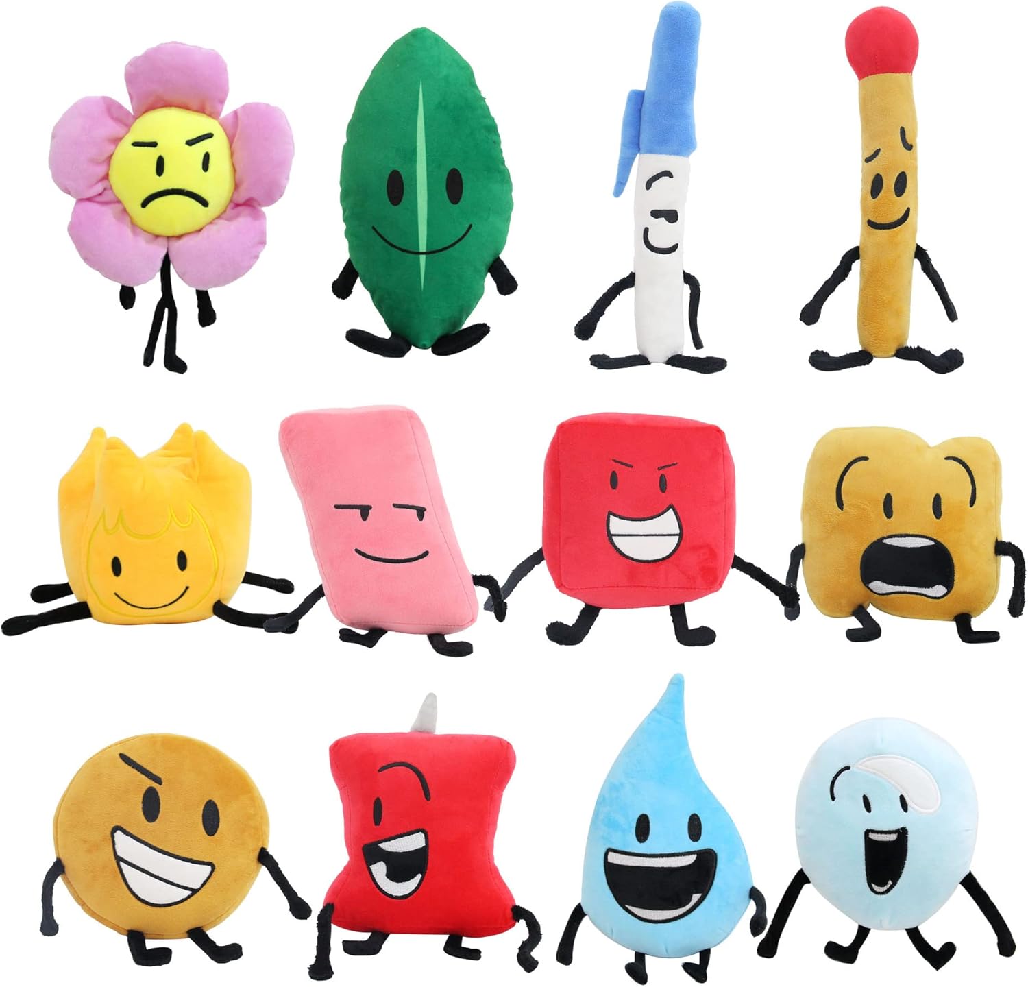 Battle for Dream Island Plush, Bfdi Plushies,Bfdi Plush Toy Figure