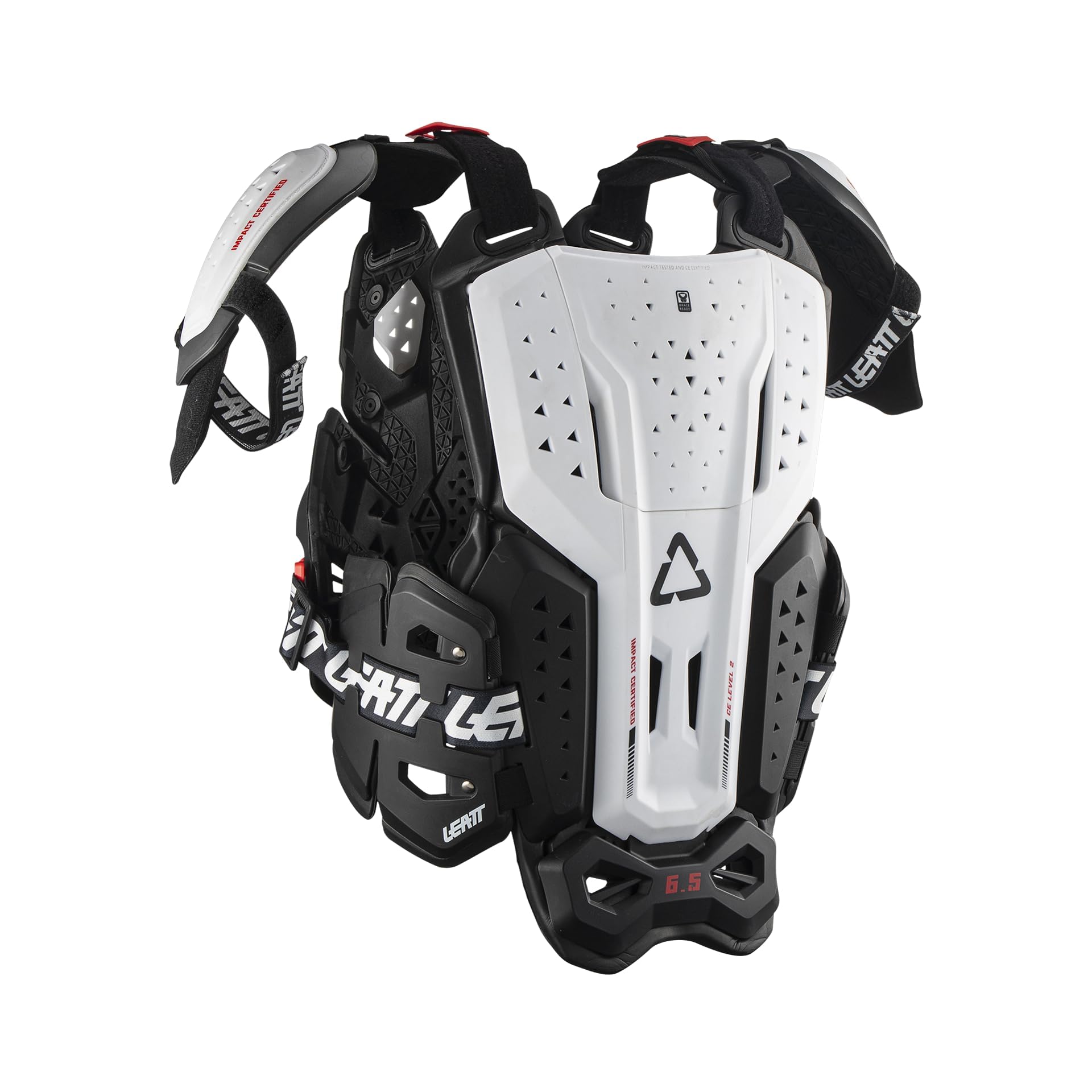 Leatt 6.5 Pro Chest Protector, Black/White