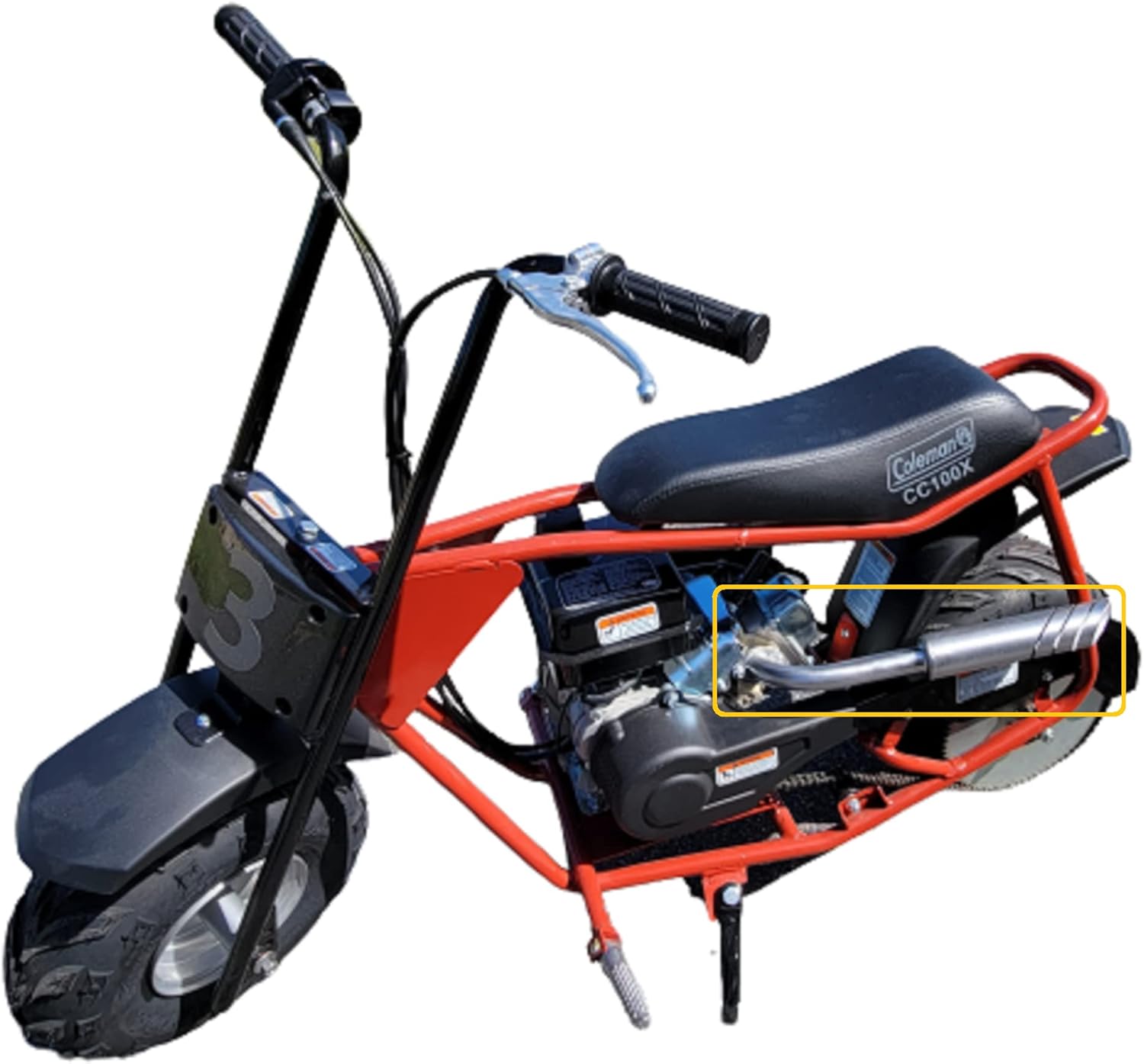 ARSPORT Exhaust Header high Performance for Coleman ct100u or cc100x Mini bike ((( STOP!!! WILL NOT WORK ON ANY OTHER ENGINE OR MINIBIKE )))