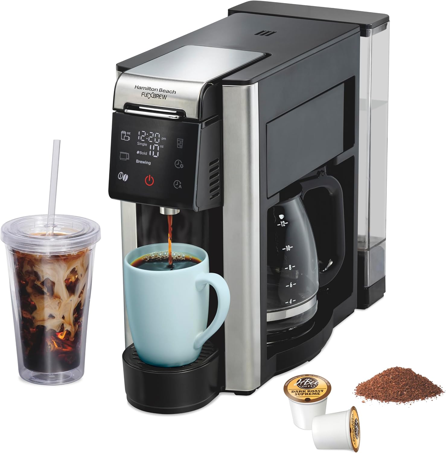 Hamilton Beach FlexBrew Advanced 5-in-1 Programmable 12 Cup Drip
