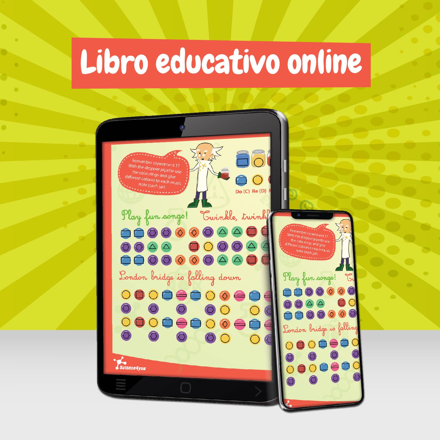 Science4you Primo Kit Scientifico - Laboratorio con 26 Esperimenti Scientifici per Bambini 4+ Anni, Kit Scienza con Gioco per Bambino e Bambina - Giochi e Regalo per Bambino e Bambina 4 5 6 7+ Anni