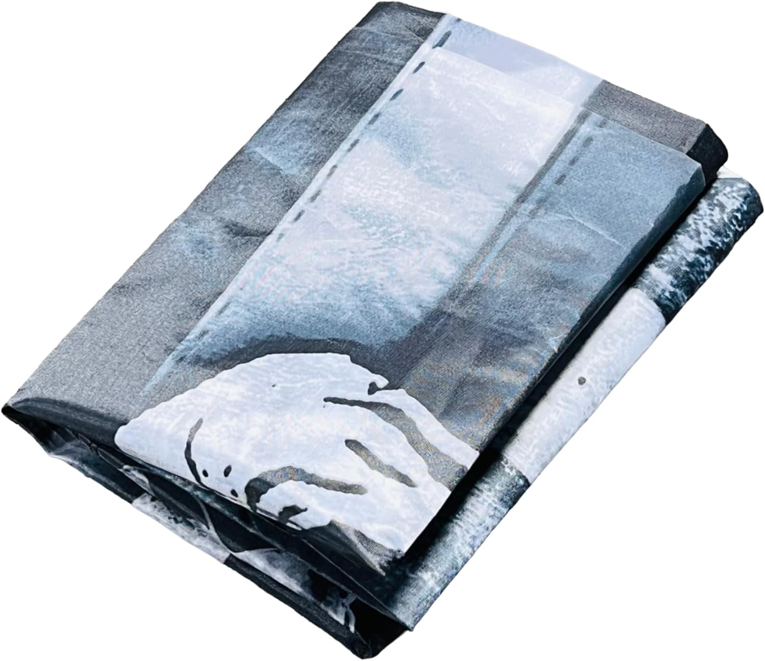 New! Double-Stitched Skull & Crossbones Black & White American 3X5 Flag
