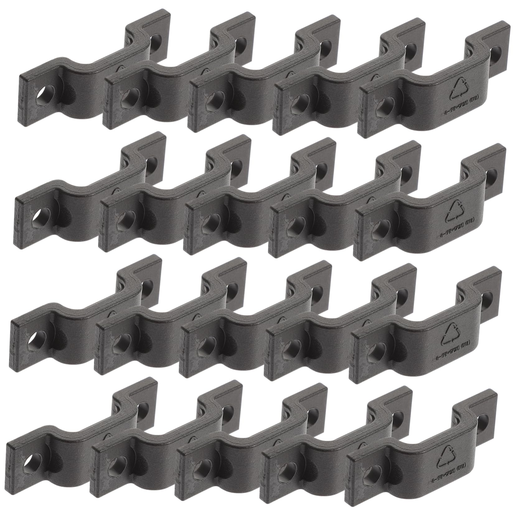 HOMSFOU 100stücke Kabelbinder Clips Stabile Kabelklemmen Für Effektive Kabelführung Installieren Für Tv Und Schreibtischkabel Strapazierfähigem Nylon