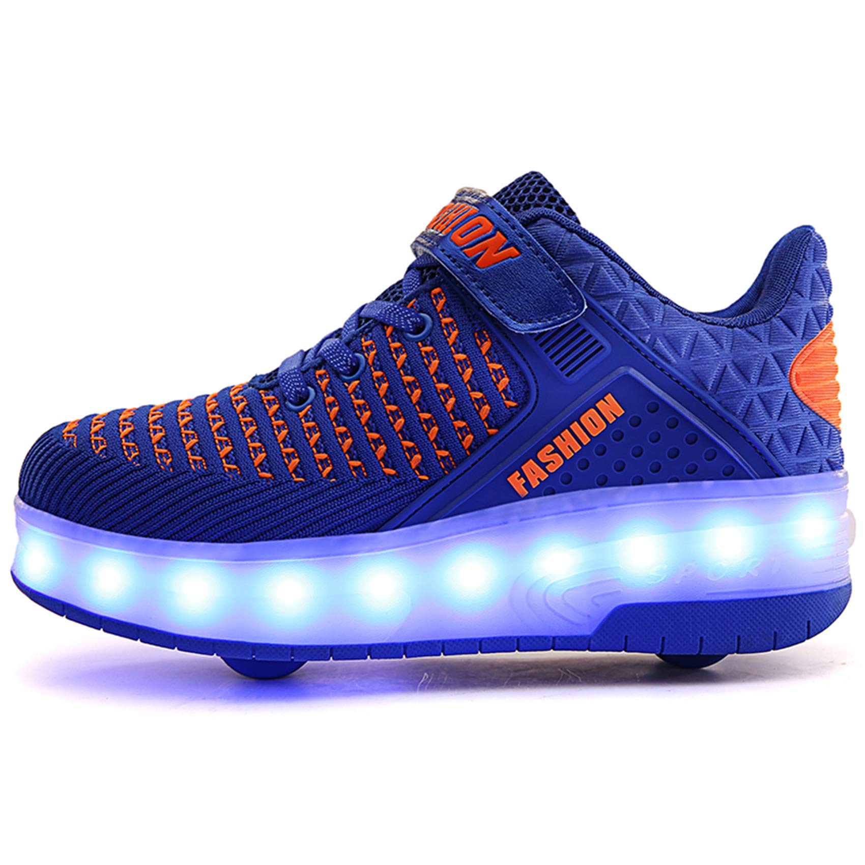 Chaussures à roulettes Fille Et Garçon Patins De Skate à roulettes Chaussures de Skateboard Outdoor Gymnastique ​Baskets Roller en Ligne Mode Poussoir Ajustabl