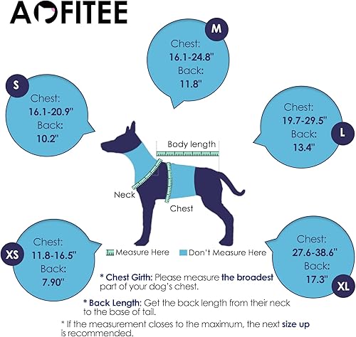 Vista 4 de AOFITEE Chaleco salvavidas para perros, ajustable, de ripstop con asa de rescate para perros pequeños, medianos y grandes, 5 tamaños, s, Salvavidas