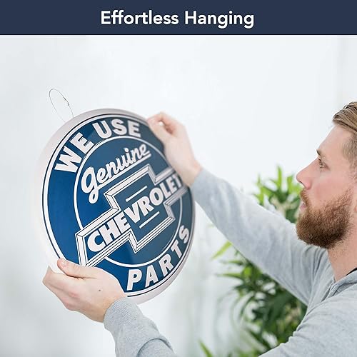 Miniatura 256 de American Art Decor Letrero de metal con forma de cúpula – Decoración retro de habitación para bar, cueva de hombre, garaje, sala de juegos, Corona