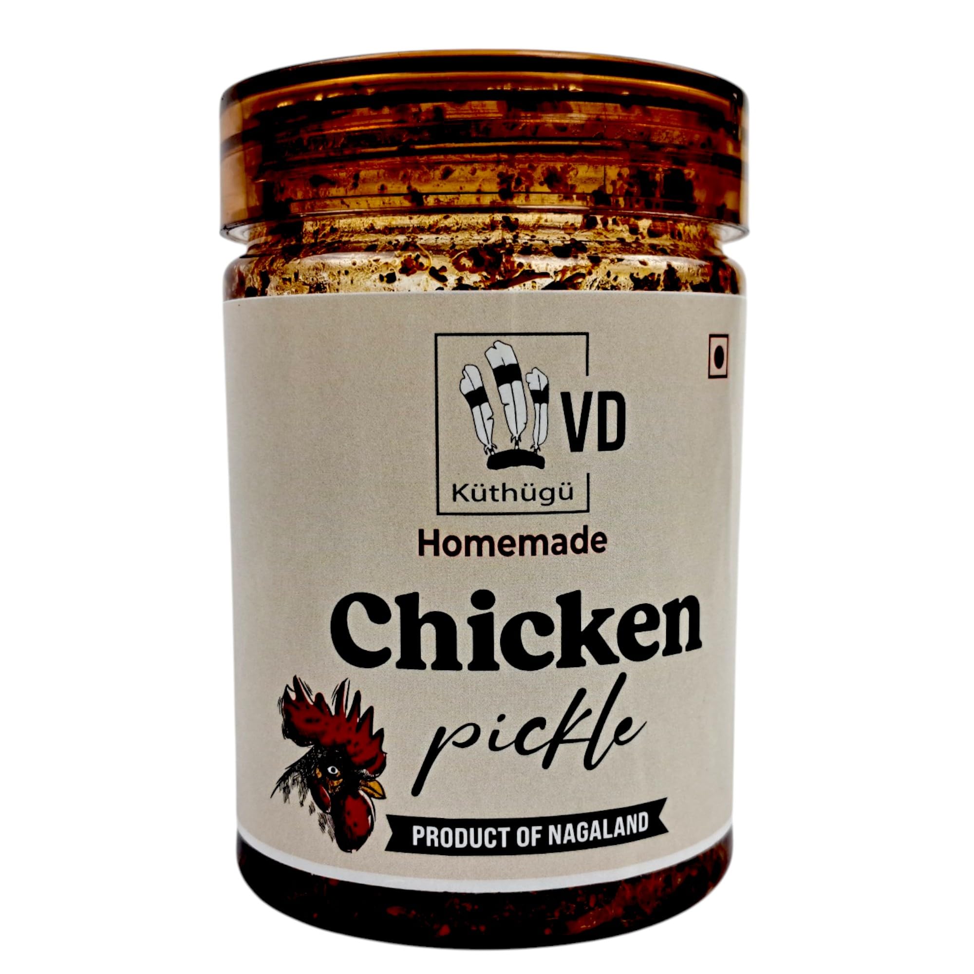 Made In Nagaland | VD Homemade | Crispy Chicken Pickle, with Naga King Chilli, Ginger, Garlic and Zanthoxylum Seeds, Product of Nagaland. 110g-image-18