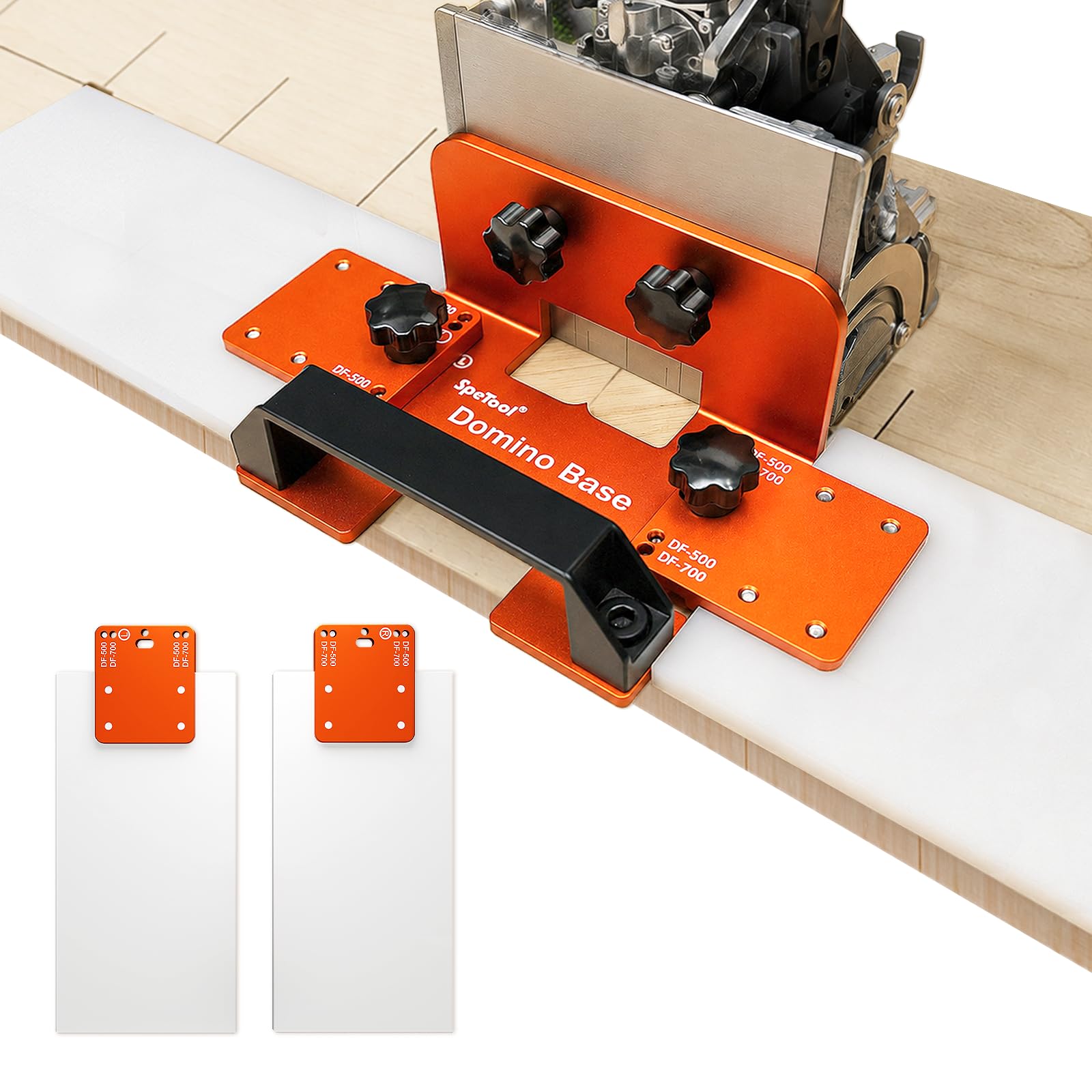 SpeTool Aluminum Domino Base Compatible with Festool Domino DF-500 &DF-700