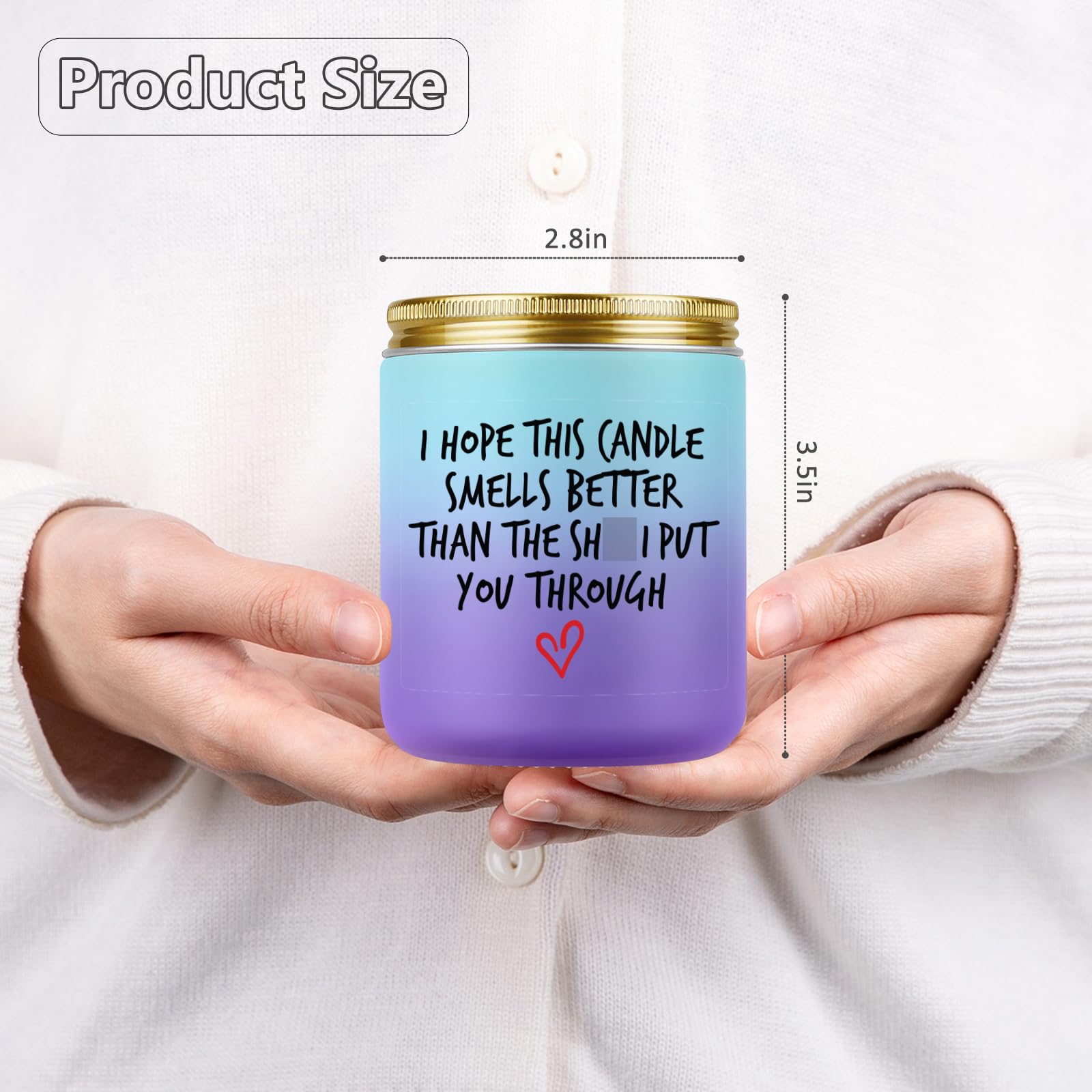 Fairy's Gift Świece zapachowe - Funny I Hope You Smell Better Gifts