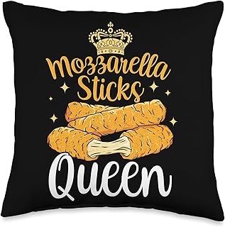 Mozzarella Sticks Queen Mozzarella Sticks Mozzarella Sticks Throw Pillow