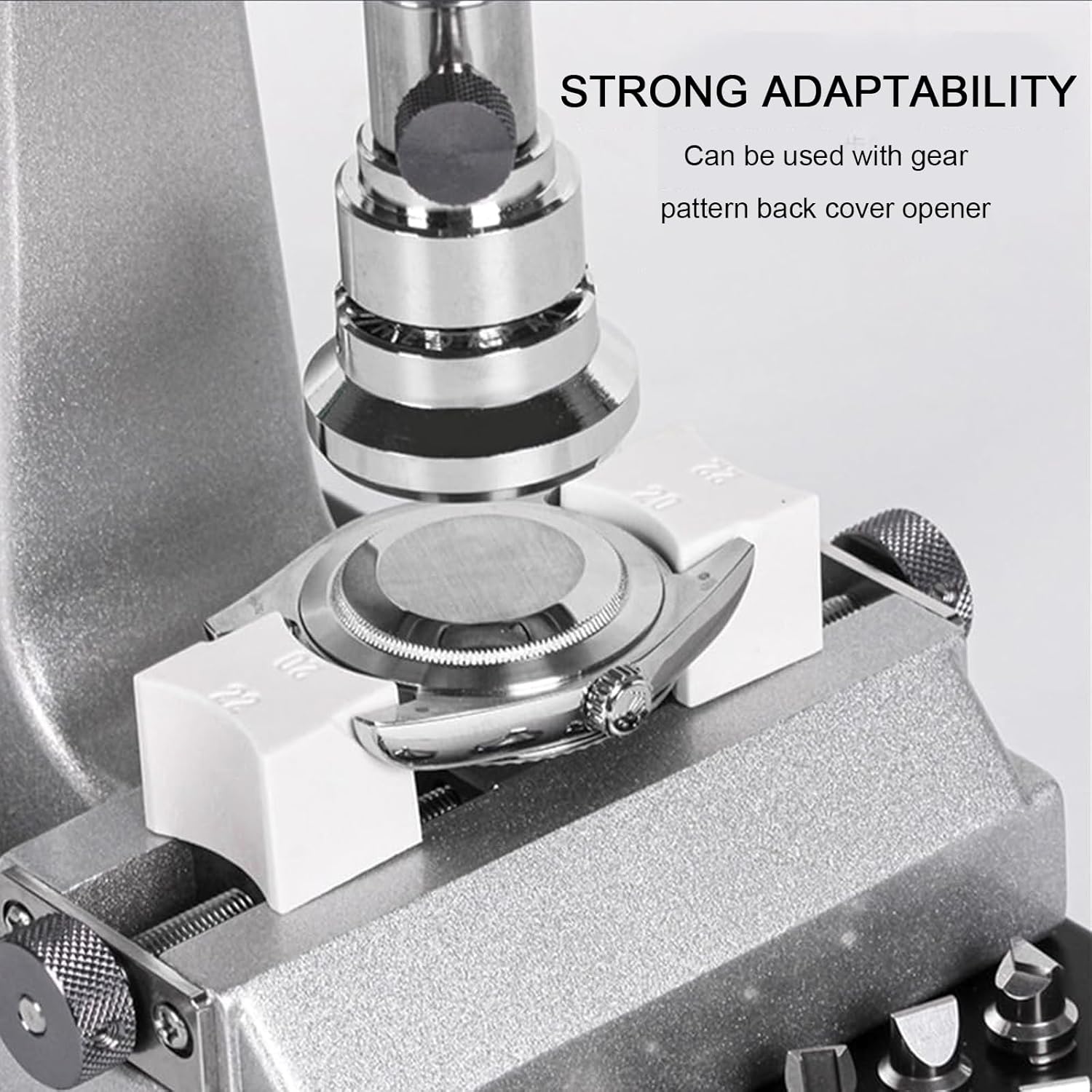 Watch Opener Tools, Bench Watch Back Removal Kit for Watch Making and Repair, Easy Opening and Closing of Watch Backs