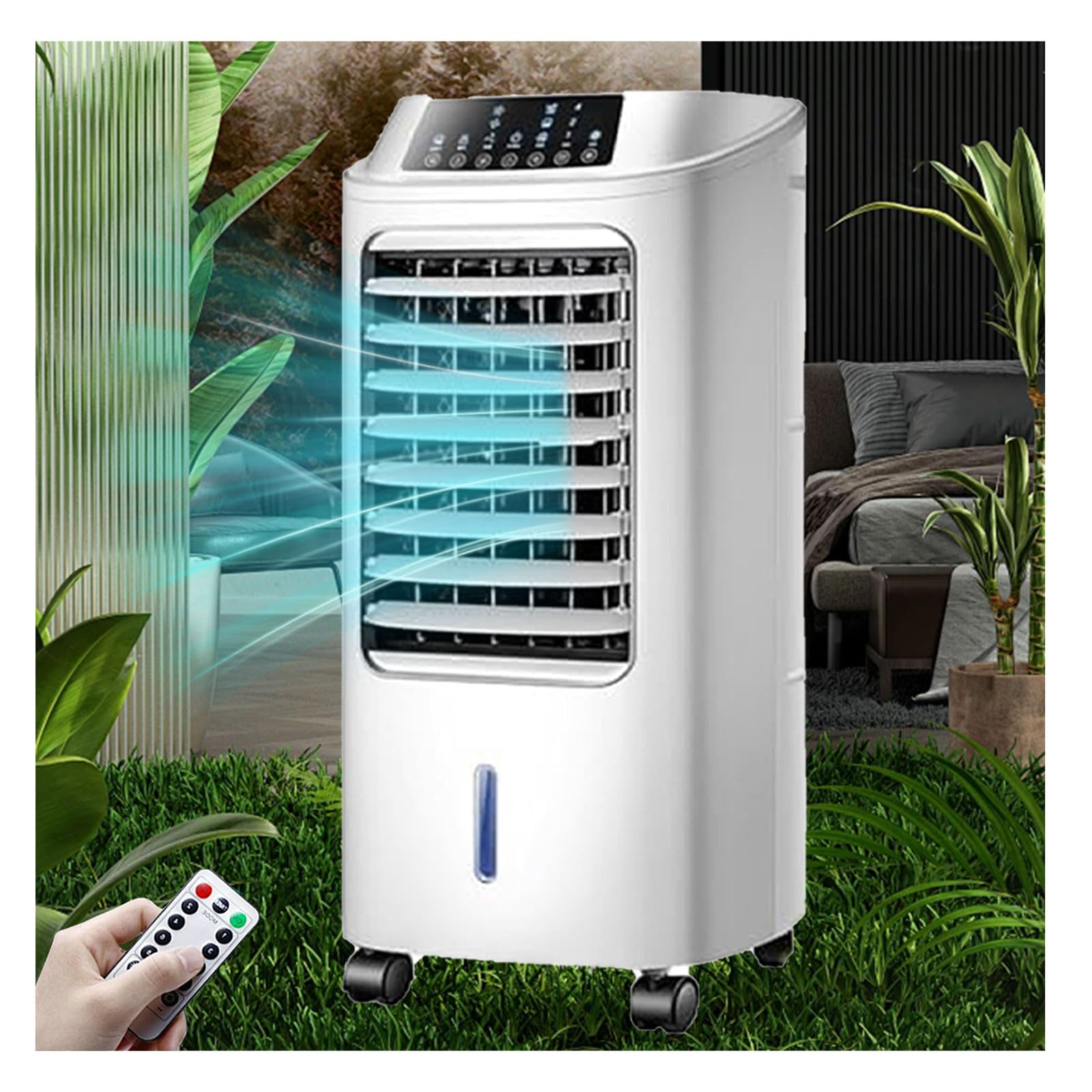 Ventilateur de refroidissement portable 4-en-1 avec télécommande et minuterie