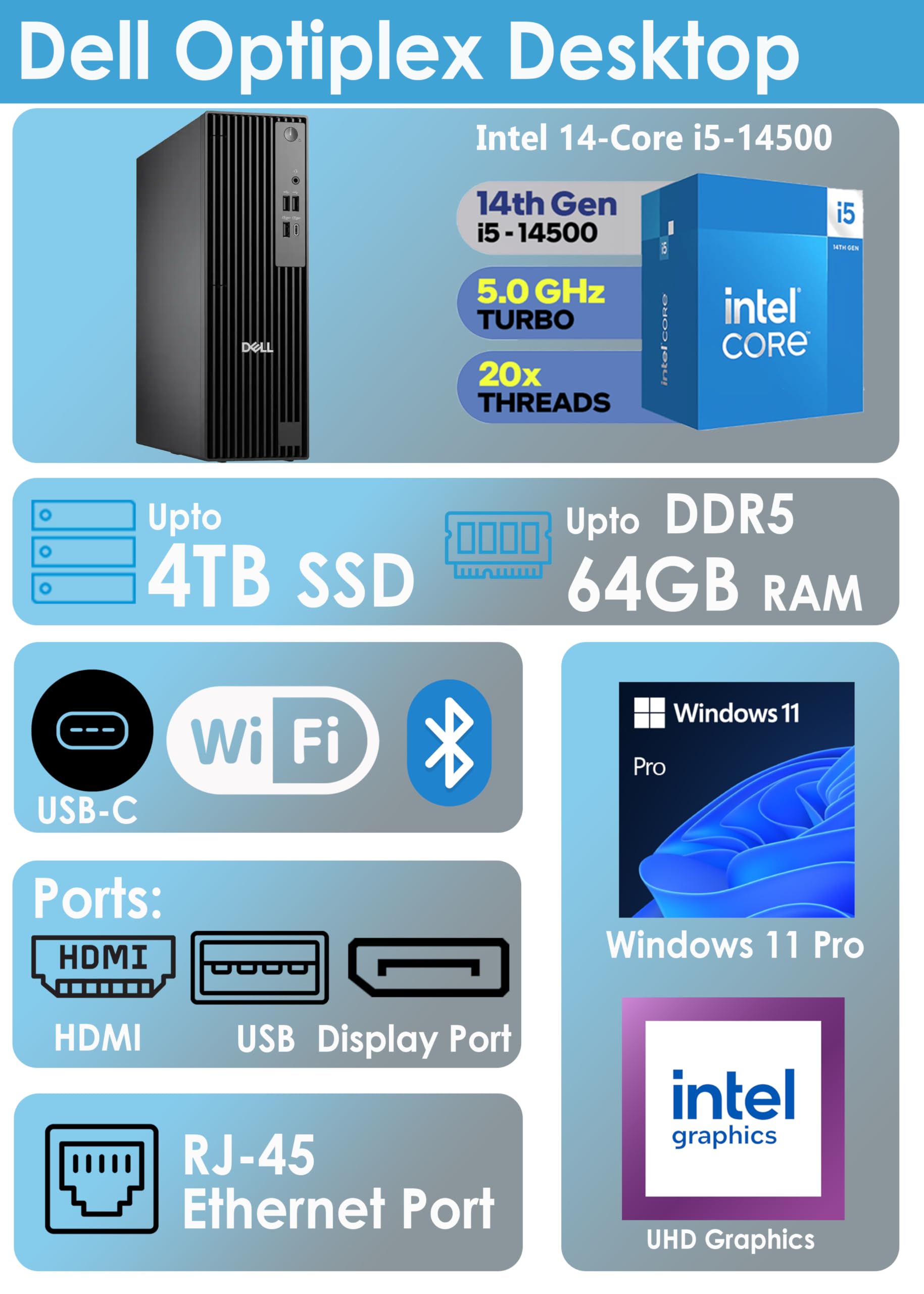 Amazon.com: Dell Optiplex SFF Business Desktop, Intel Intel Core
