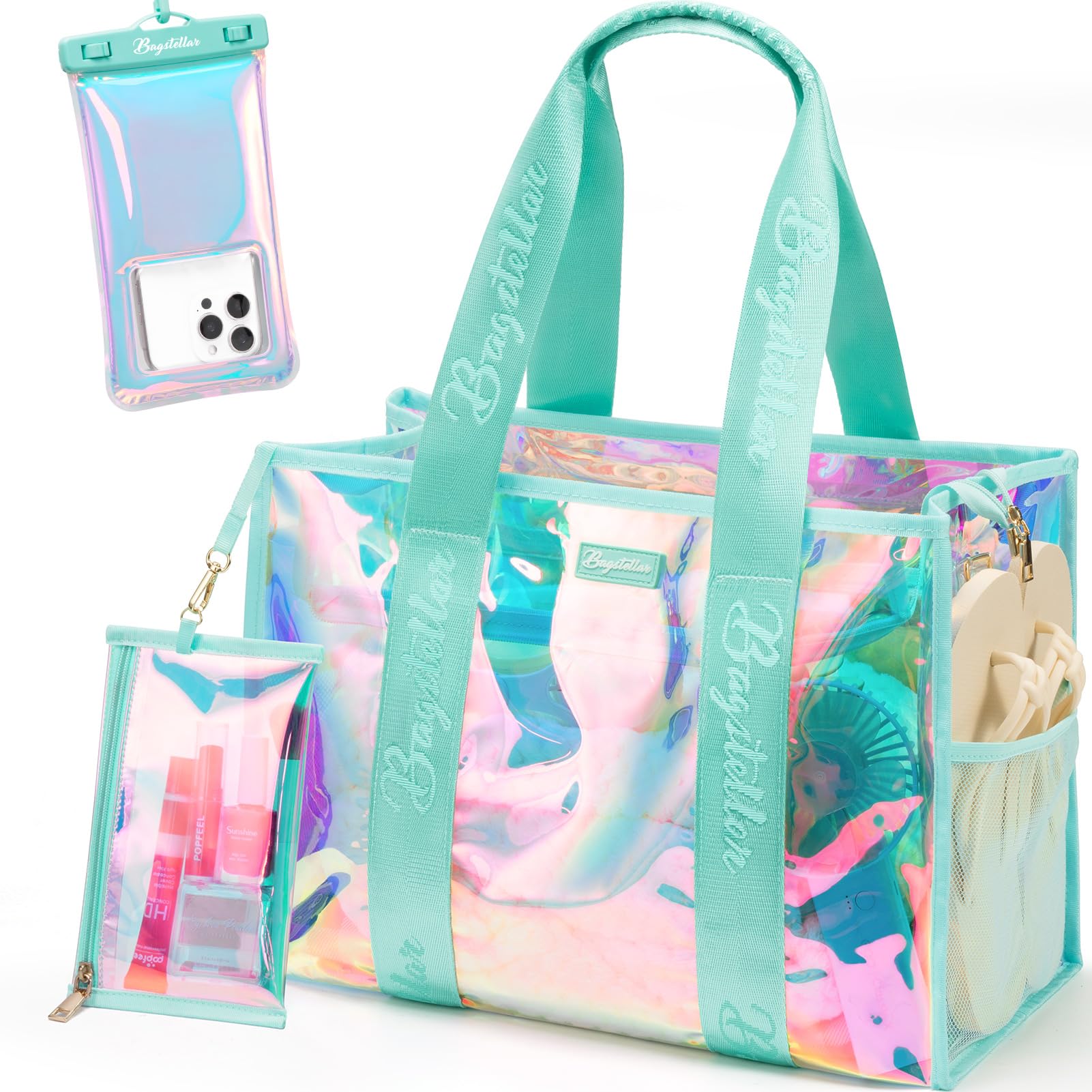 Bagstellar Iridescent Beach Tote