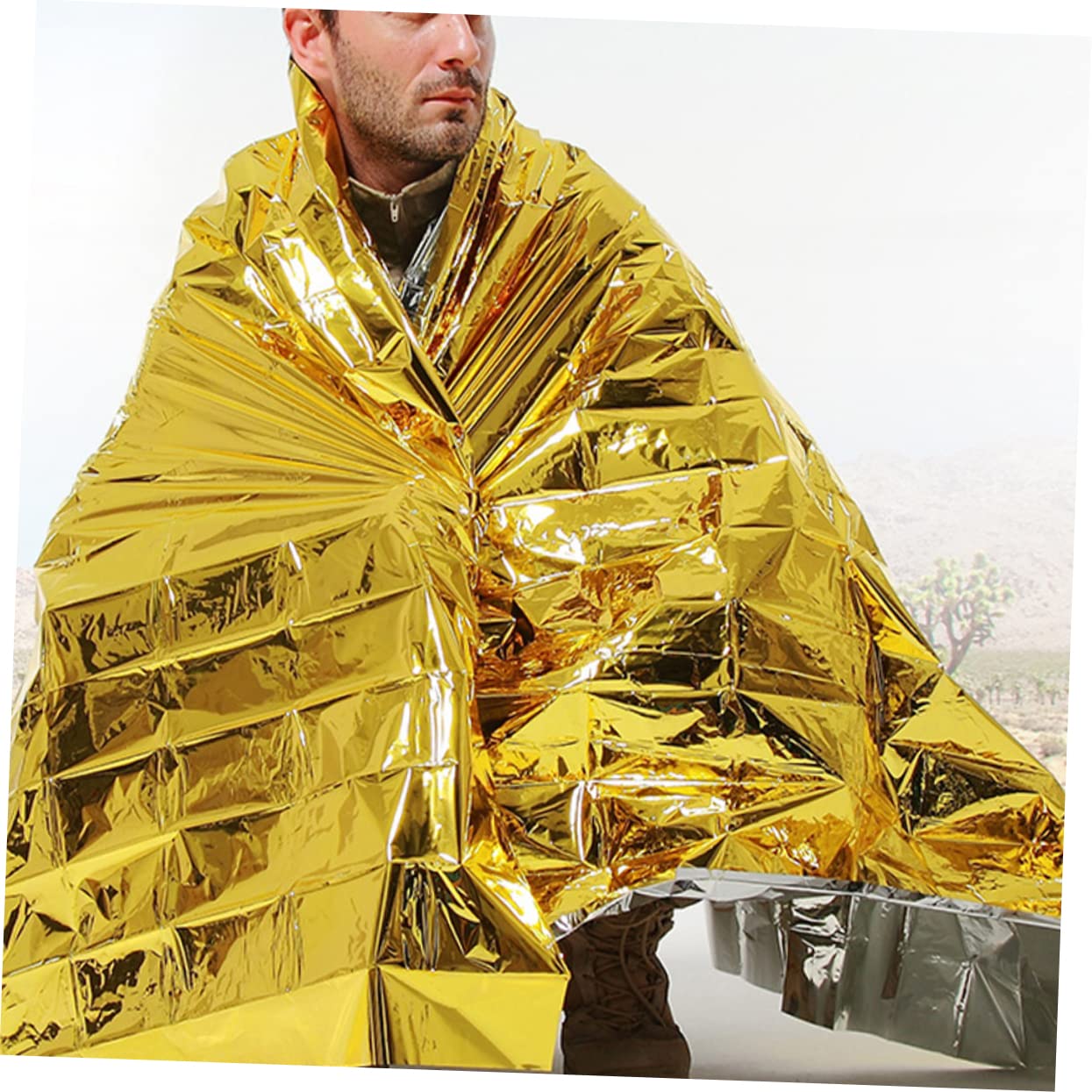 zelt mit rettungsdecke isolieren 4 Stück Isolierdecke Überlebensdecke Outdoor-Decken aus Aluminiumfolie Isolierdecken Zelte Notfalldecken Thermodecken reflektierend Film Warme Decke Erste-Hilfe-Decke Sonstiges pedal rubber Size:3.3'x3.3'x6' ( 100x100x180cm / 40