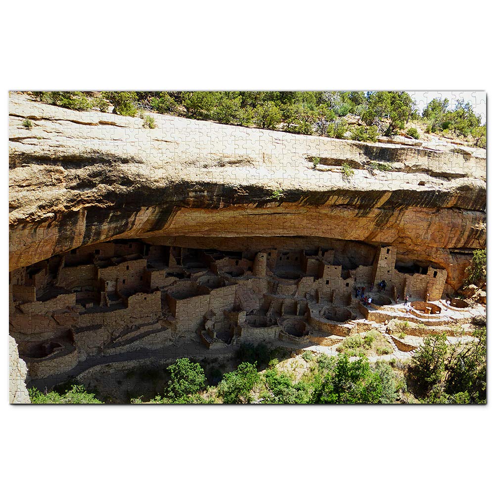 Puzzle Mesa Verde National Park – 1000 Teile, Vintage-Poster-Design, Premium-Qualität