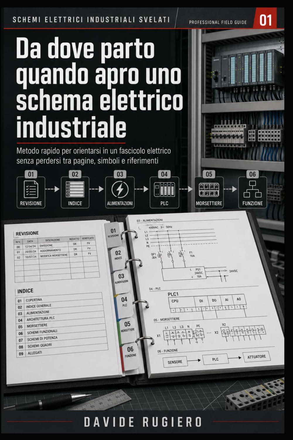 Schemi Elettrici Industriali Svelati – Professional Field Guide 01: Metodo rapido per orientarsi in un fascicolo elettrico senza perdersi tra pagine, simboli e riferimenti: 1