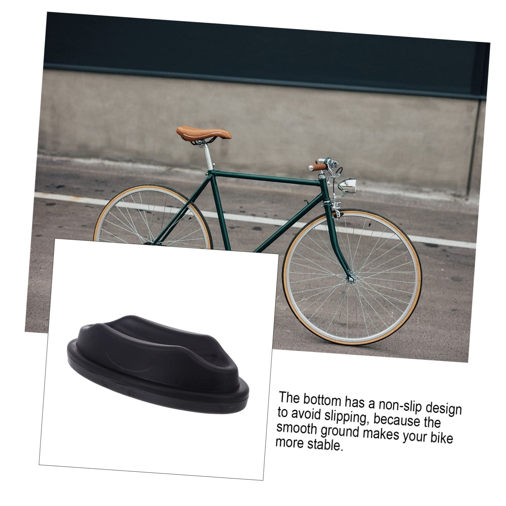 OSOLADY Bike Front Wheel Block Stabilizer Support Pad for Indoor Bike Trainer Stand