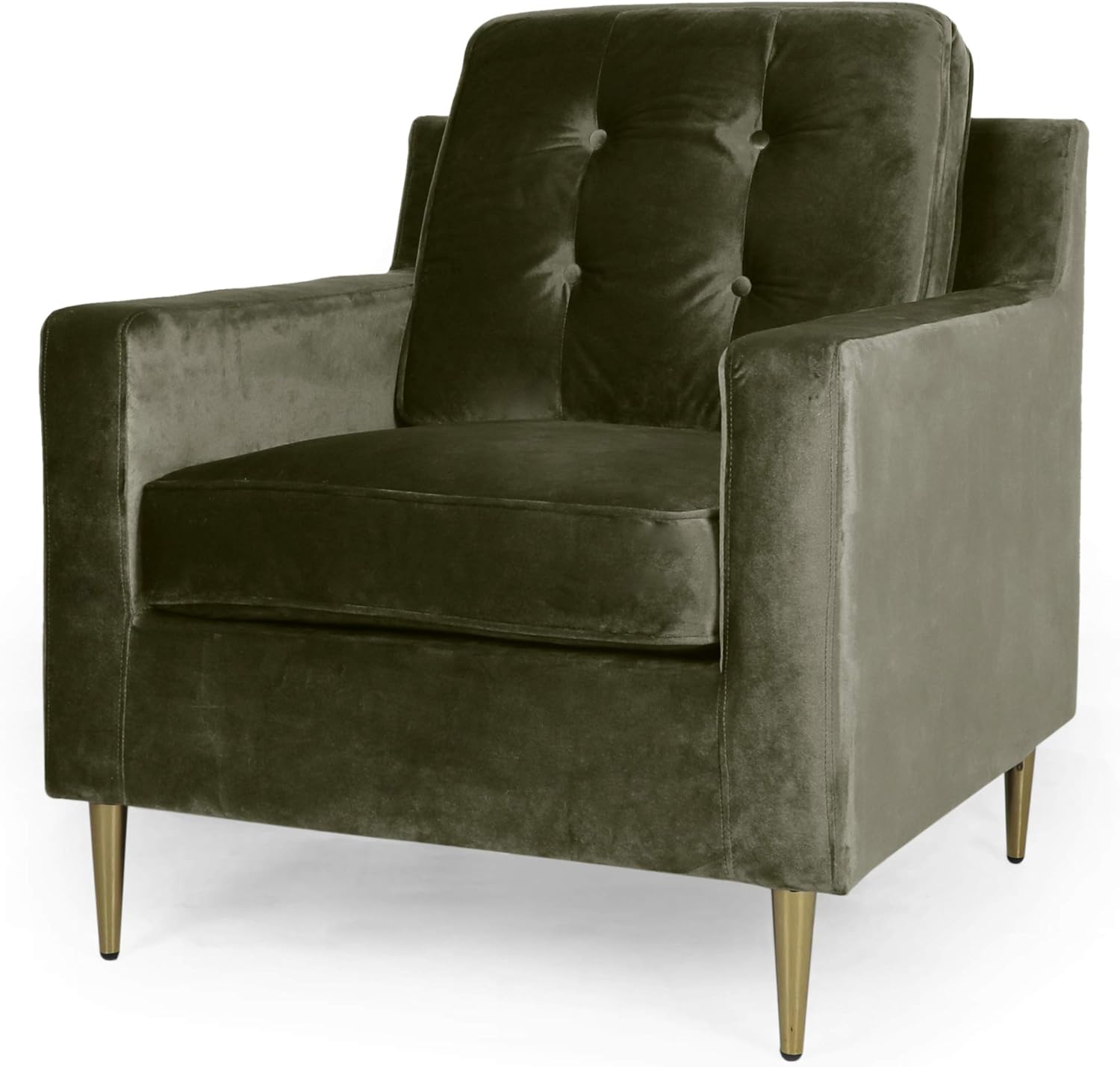 Christopher Knight Home Warren Modern Glam Tufted Velvet
