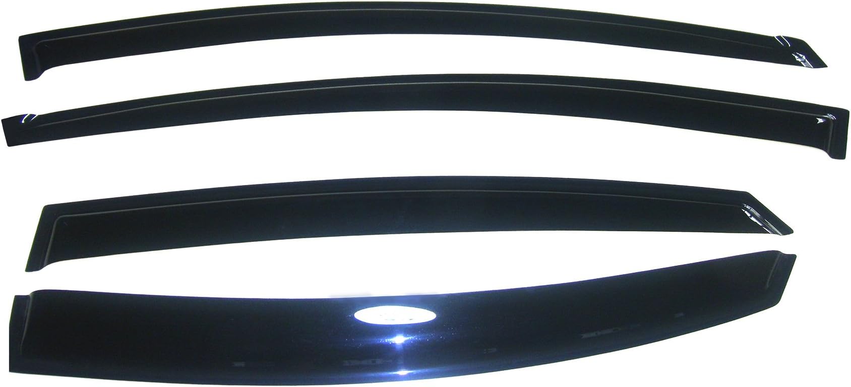 Laprive Auto 4pc for 11-14 Sonata Smoke Sun/Rain Guard Wind Deflector Window Visor