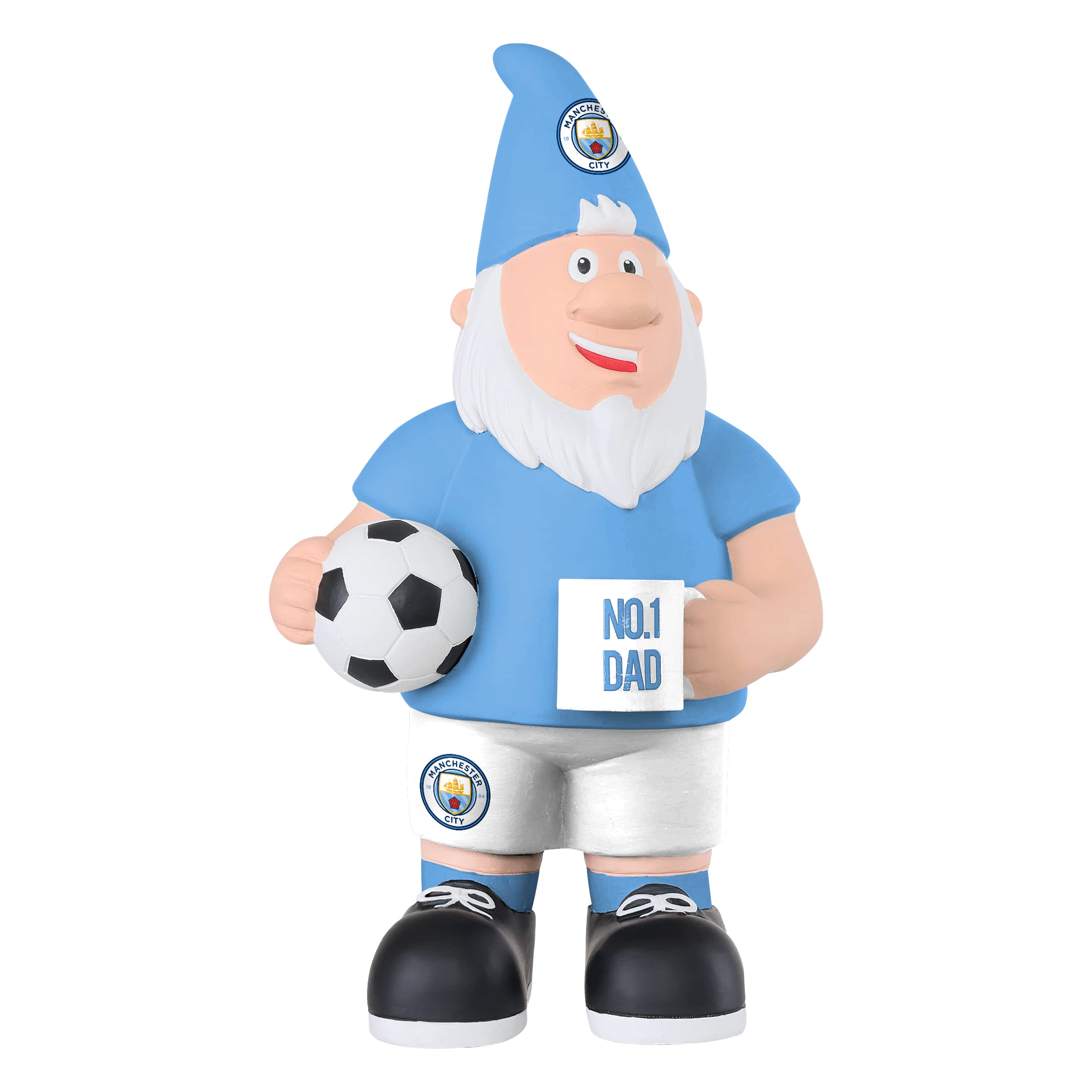 FOCO Premier League Manchester City Number 1 Dad 25cm Garden Patio Ornament Gnome