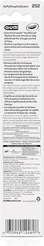 Miniatura 9 de GUM - 202RK Crayola Timer - Cepillo de dientes ligero (cepillo de dientes individual), cerdas suaves, el embalaje puede variar